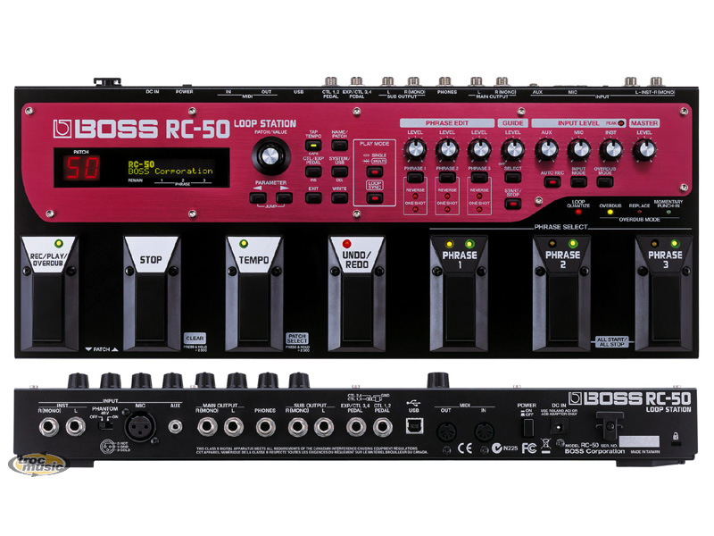 Photo annonce Boss RC 50 Loop Station port USB