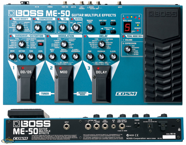 Photo annonce Boss      ME     50 pedale guitare multi effects