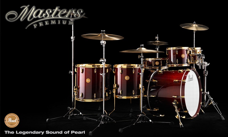 Photo annonce Batterie Pearl limited ed + cymbales + accessoires