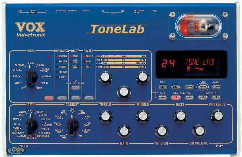 Photo annonce Vox  Tone  Lab   + VC 12 controler en housse