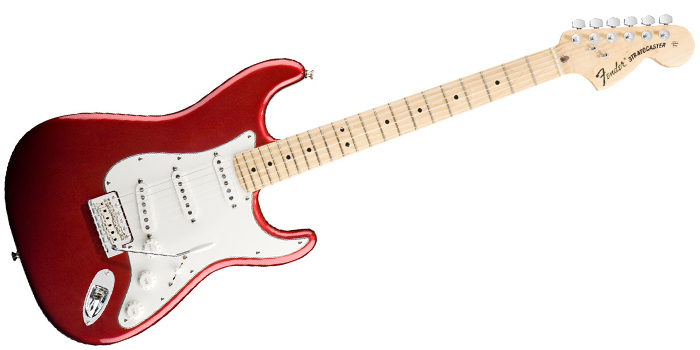 Photo annonce Fender  Strato   USA rouge