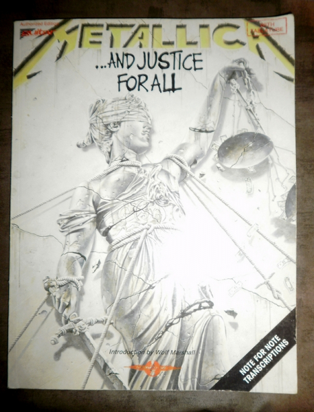 Photo annonce Metallica        And justice for all