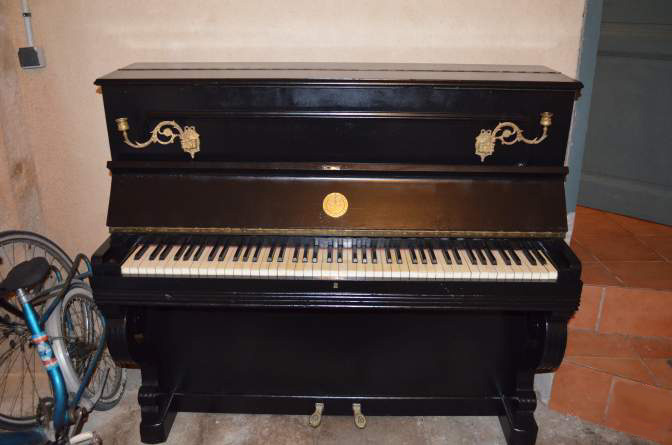 Photo annonce Piano   droit  Alphone Blondel de 1896