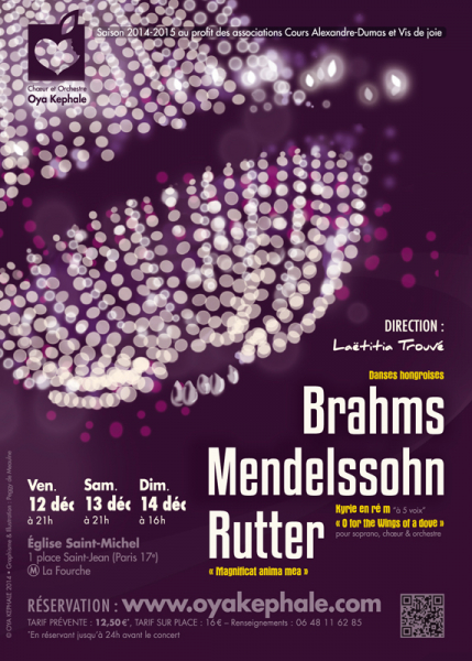 Photo annonce Concerts Rutter Mendelssohn Brahms