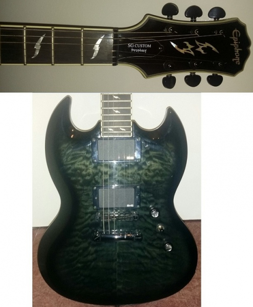 Photo annonce Epiphone   SG    Prophecy Custom Ex