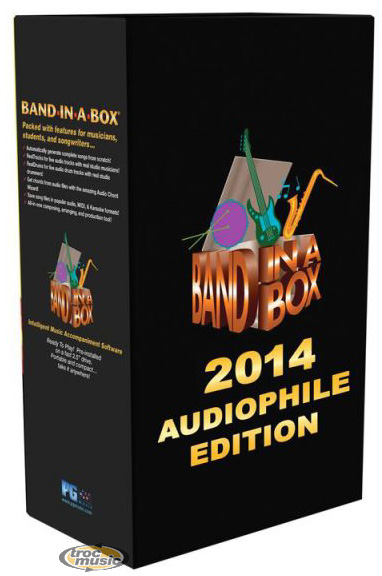 Photo : Band  in  a  Box version Audiophile 2014
