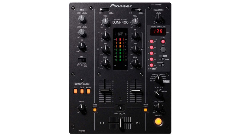 Photo : PIONEER    DJM   400 + TECHNICS RP DJ1200