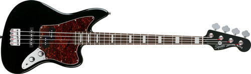 Photo : Fender Squier Jaguar Basse Black Rosewood