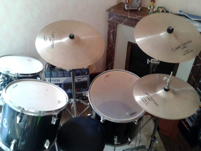 Photo : Sonor   Force    507 + Cymbales Zildjian