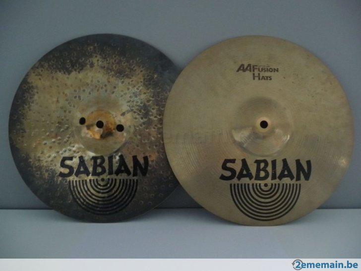 Photo : SABIAN  Hi  Hat  AA Fusion 13 Cymbales