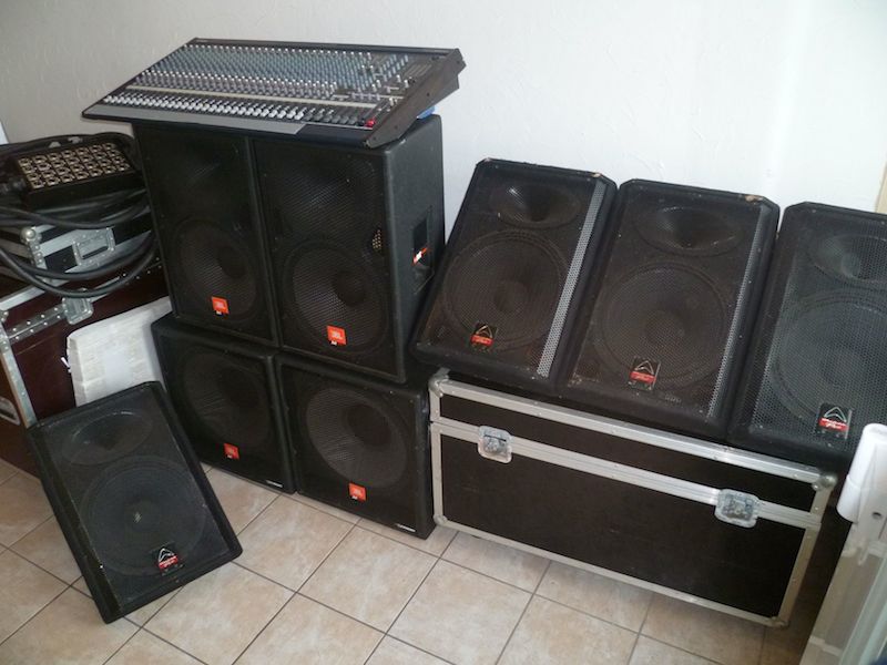 Photo annonce JBL              SONO COMPLETE + mixage YAMAHA