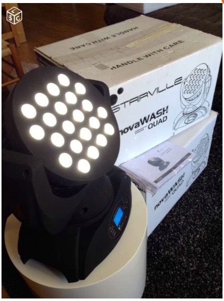Photo : LYRE            Stairville novaWash Quad LED x 2