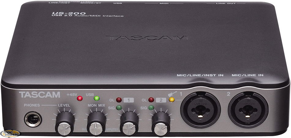 Photo : Tascam     US    200 interface Audio MIDI USB