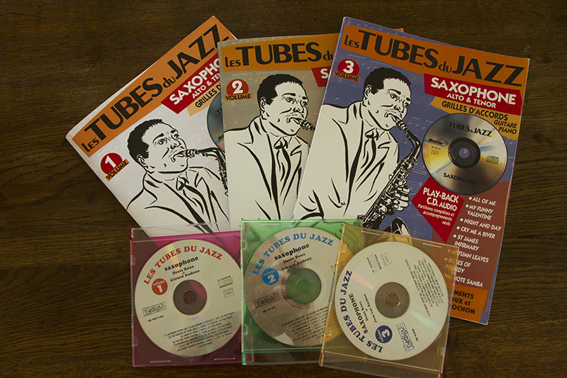 Photo : Partitions de Jazz livres + CD accompagnement