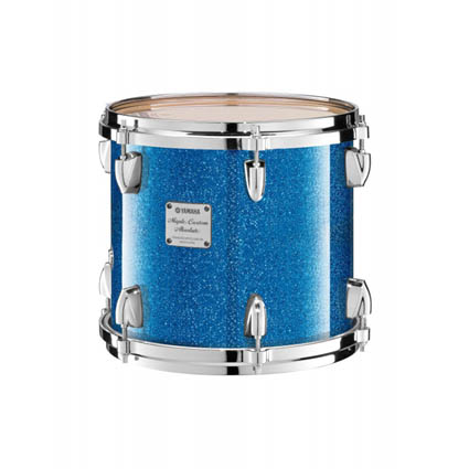 Photo : Yamaha   Maple  Custom absolute Tom 8 blue sparkle