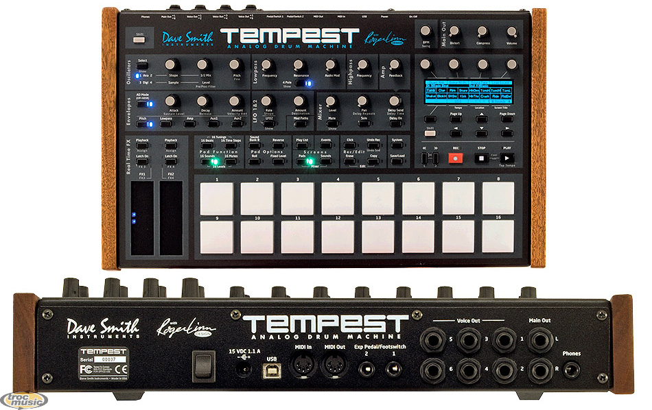 Photo : Dave Smith Instruments Tempest + Flight case
