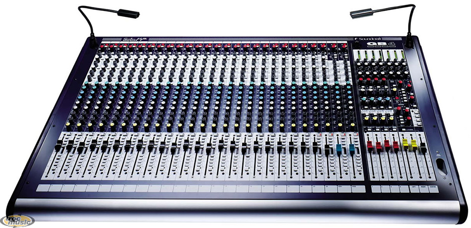 Photo : Soundcraft       GB4 table de mixage 24+2