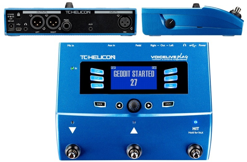 Photo annonce TC Helicon  VoiceLive Play + table Yamaha MG10