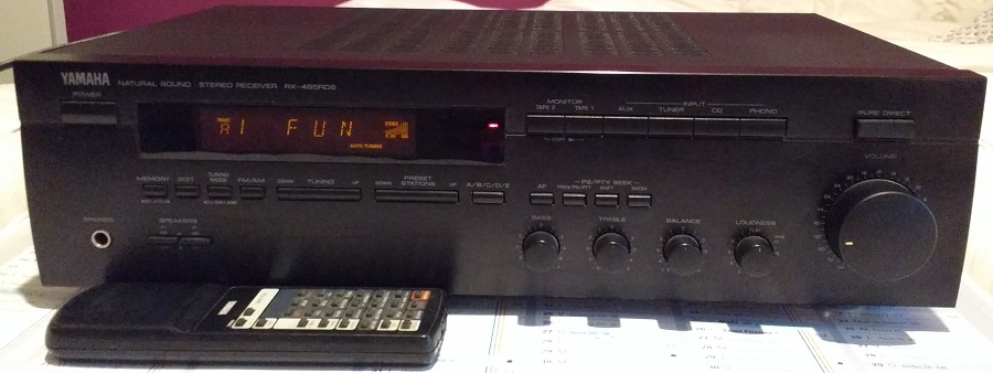 Photo annonce Ampli    Tuner   YAMAHA RX 485 RDS