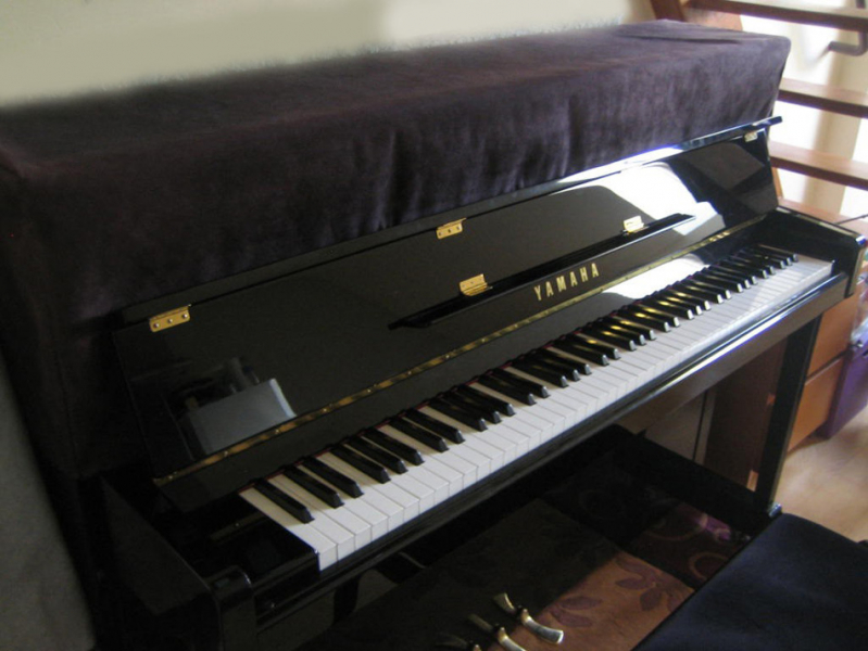 Photo annonce Piano    Droit   Yamaha C113 + housse en velours