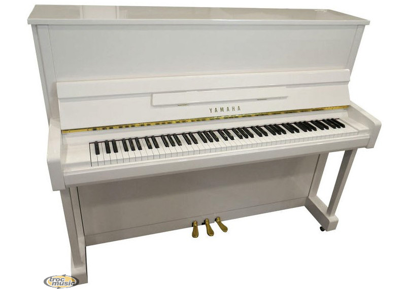 Photo : Yamaha B3 blanc  silent piano