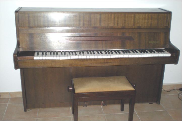 Photo : Piano    droit   RAMEAU 116 cm de 1985