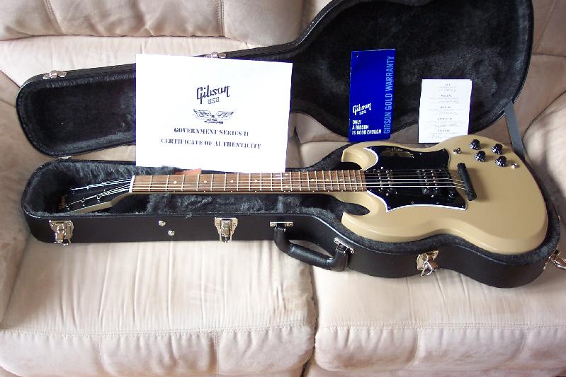 Photo : Gibson    SG    Government avec certificat