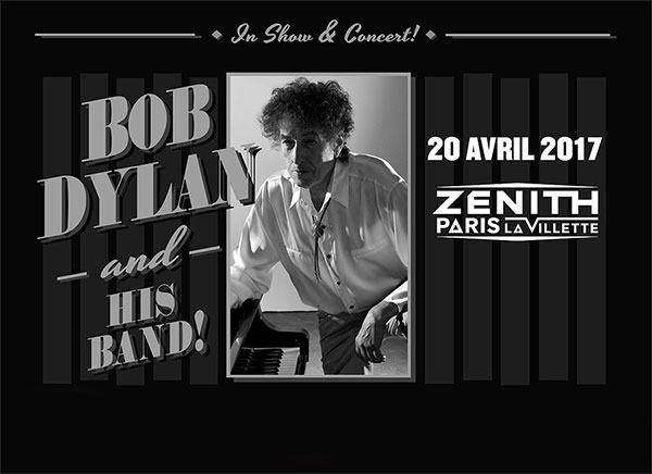 Photo annonce Bob    Dylan     2 places Concert Zenith de Paris