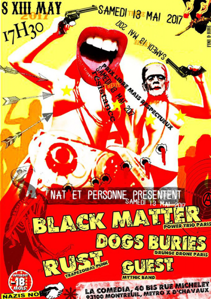 Photo : Concert Rust Dogs Buries Black Matter Guest