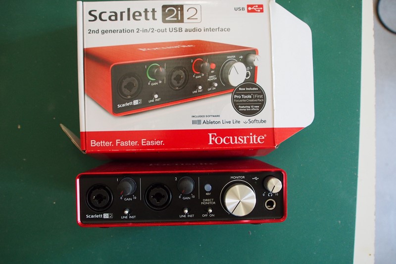 Photo annonce Focusrite Scarlett 2I2 interface Audio