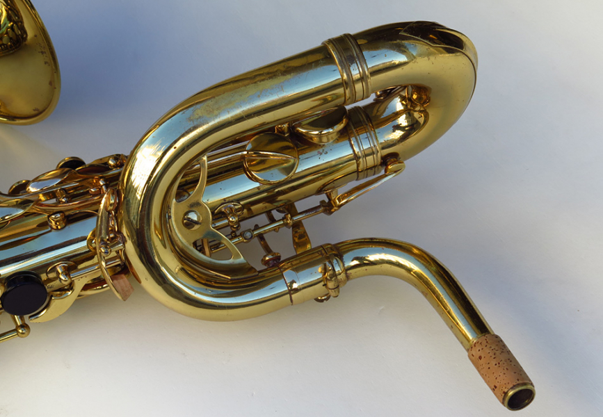 Photo : Saxophone Baryton Selmer Mark VI de 1969