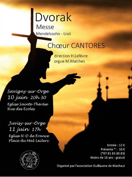 Photo : Choeur Cantores Messe opus 86 d Anton Dvorak