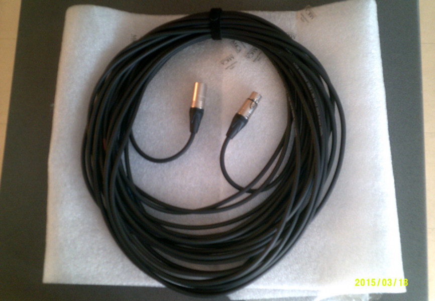 Photo : Cable    Micro   XLR M F Pro Sur Mesure