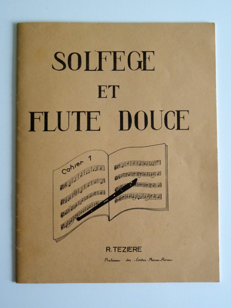 Photo annonce Solfege         Livret pour flute a bec