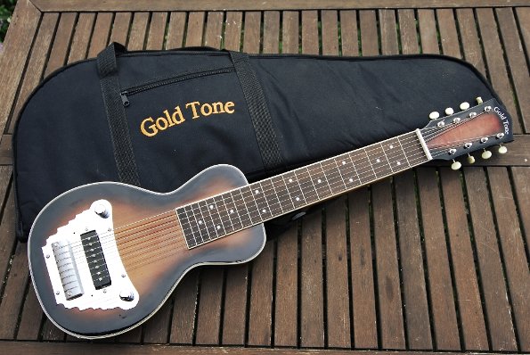 Photo : Guitare Lap Steel Goldtone LS 8