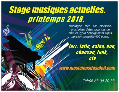 Photo : STAGE   MUSIQUE  7j 7n Printemps 2018  Alpes 05