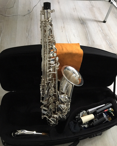 Photo : Saxophone Selmer Serie 3 argente