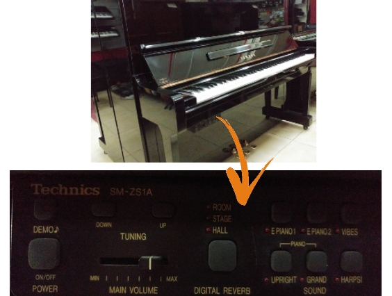 Photo : Piano Yamaha U1 noir laque Systeme Silent