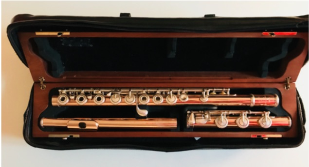 Photo : Flute  Traversiere Powell Conservatory Aurumite 9K