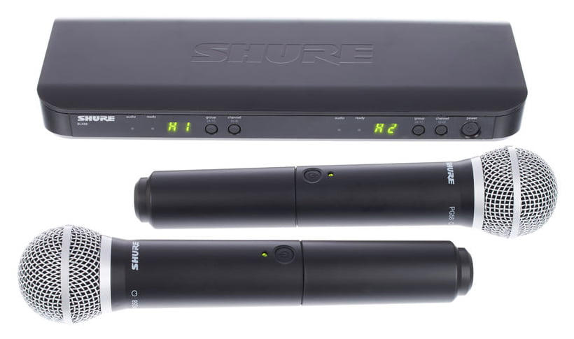 Photo annonce Shure  BLX  288  PG58 Combo 2 micros HF