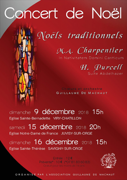 Photo : Concert de Noel 15 decembre Notre Dame de France