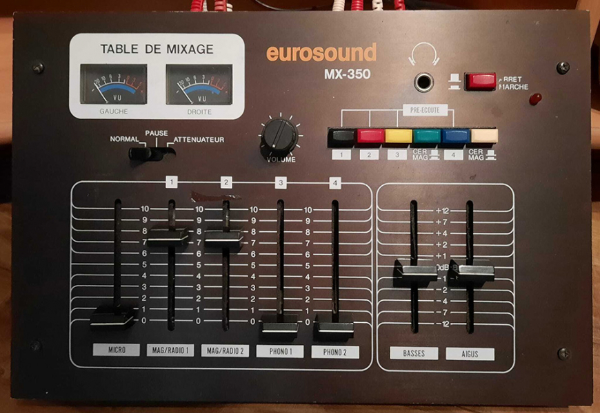 Photo annonce Table    DJ     EUROSOUND MX 350