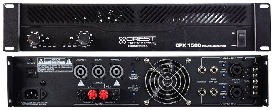 Photo : Crest    Audio   CPX 1500