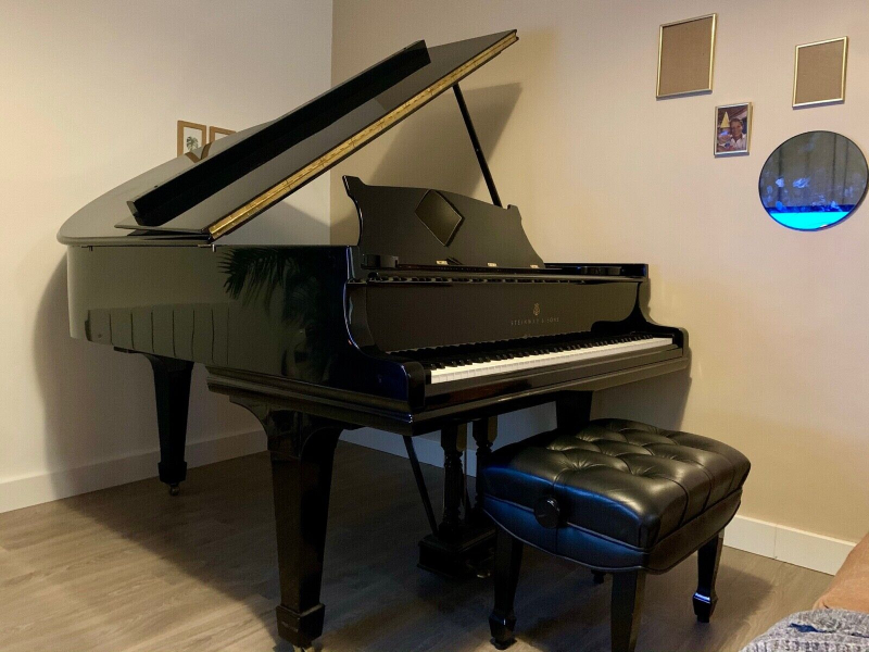 Photo : Piano  a  queue  Steinway O 180