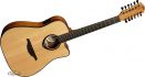12 Strings Dreadnought Cutaway Acoustic/Electric LAG-