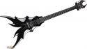 Onyx, Pearl White Ghost Flame Graphic DVGFW BC Rich