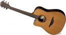 T300 Folk Left Handed Dreadnought Cutaway Acoustic/Electric LAG 