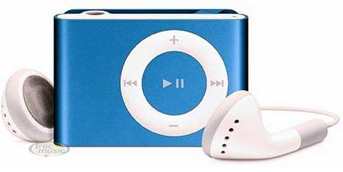 Photo Apple  iPod Shuffle 1 Go bleu