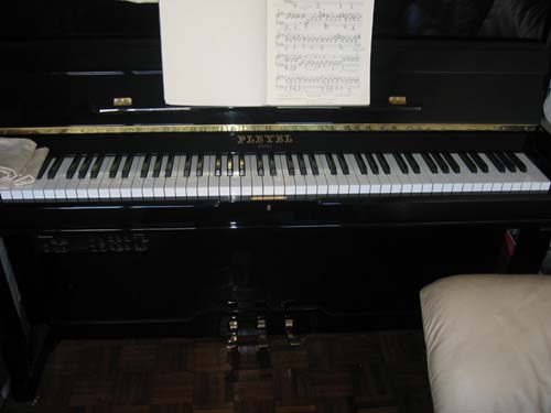 Photo annonce PIANO PLEYEL P124 SILENT noir laque