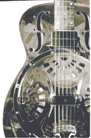 Photo : Dobro metal + mic barcus berry